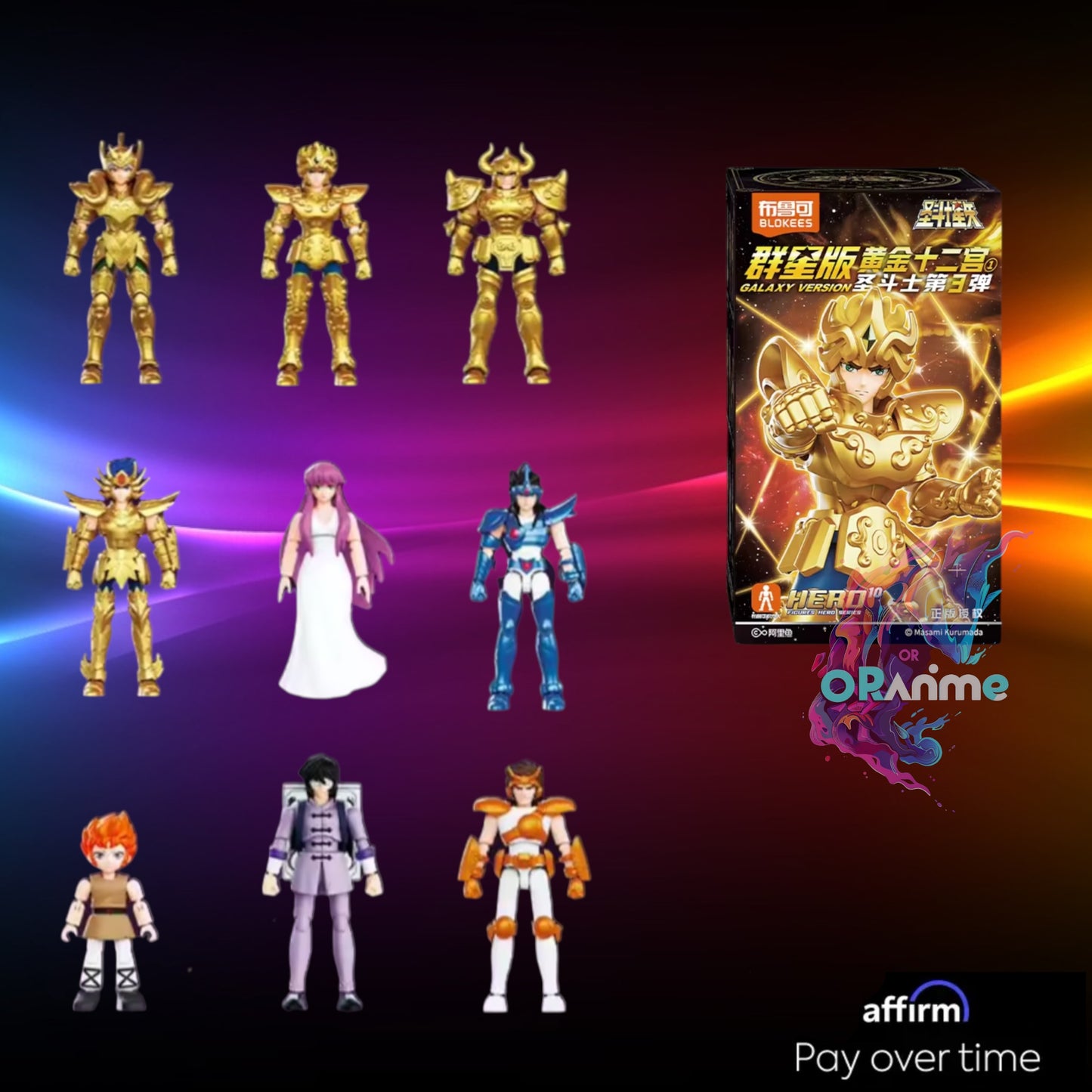 Blokees Saint Seiya Galaxy V3 Edition Action Figure assemble Model Kit