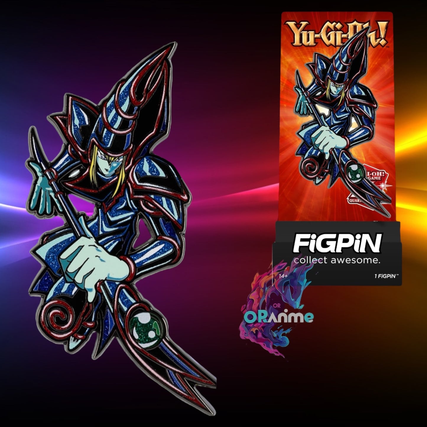 FiGPiN Yu-Gi-Oh!: Dark Magician #1804 LE 1000 Walmart Collector Con Exclusive