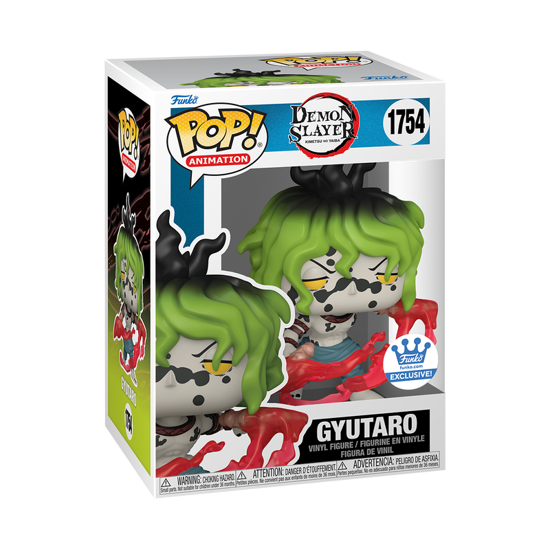 Funko Pop! Gyutaro (Blood Attack) Demon Slayer #1754 Funko Exclusive