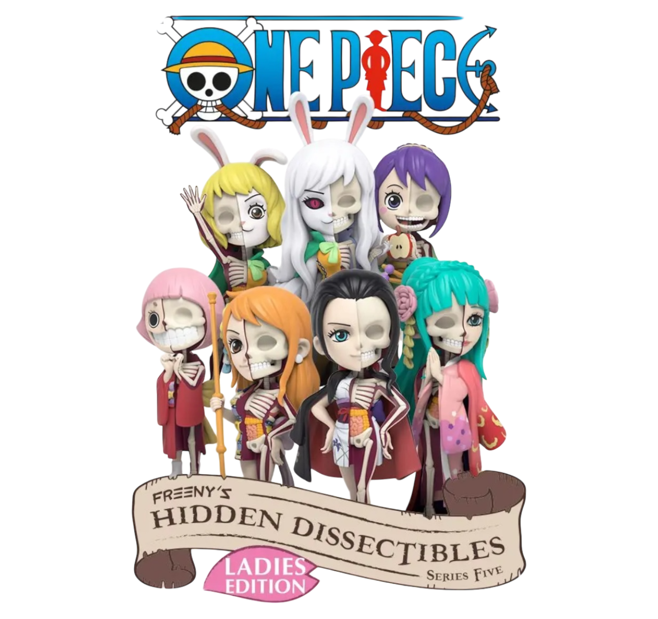 Mighty Jaxx - Freeny's Hidden Dissectibles: One Piece Ladies Edition- 1 Blind Box Figure