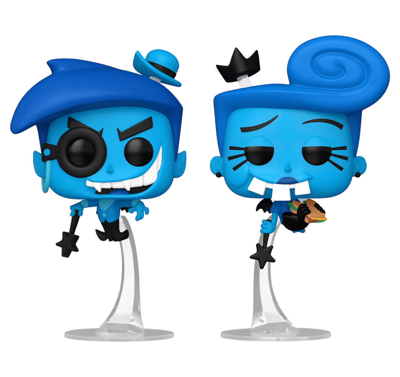 Funko Pop! Fairly OddParents Anti Cosmo & Anti Wanda 2Pack WonderCon 2025 Stickert