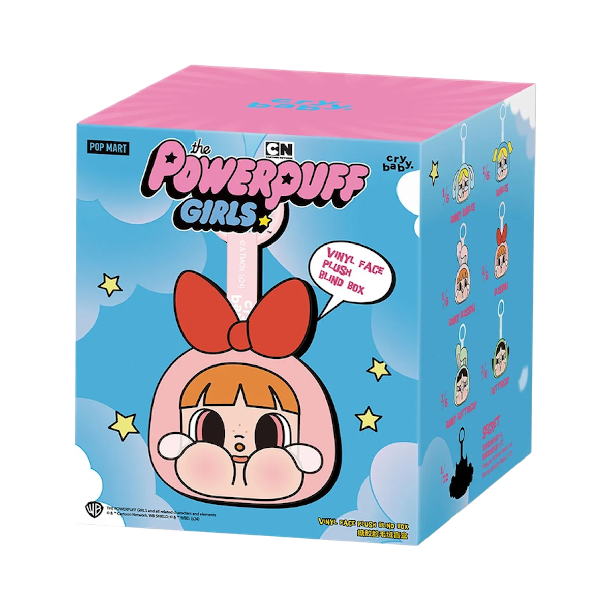 Pop Mart - CRYBABY × Powerpuff Girls Series - Vinyl Face Plush  - Blind Box