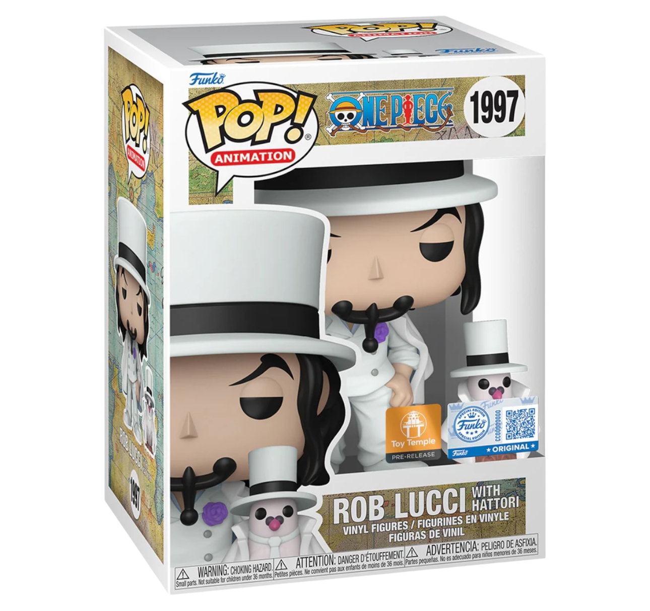 Funko Pop One Piece Rob Lucci with Hattori #1997 ToyTemple Exclusive *PRE-ORDER*