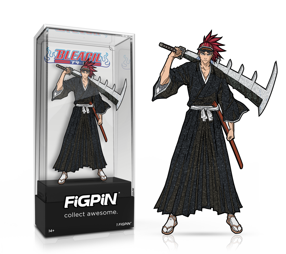 FiGPiN BLEACH: Renji Abarai #1400 LE 300 FiGPiN Exclusive