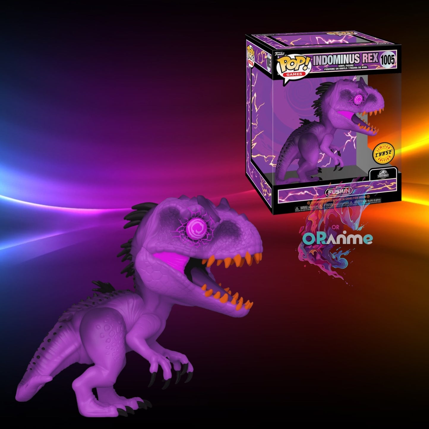 Funko Fusion Indominus Rex Super Funko Pop! Vinyl Figure *CHASE*