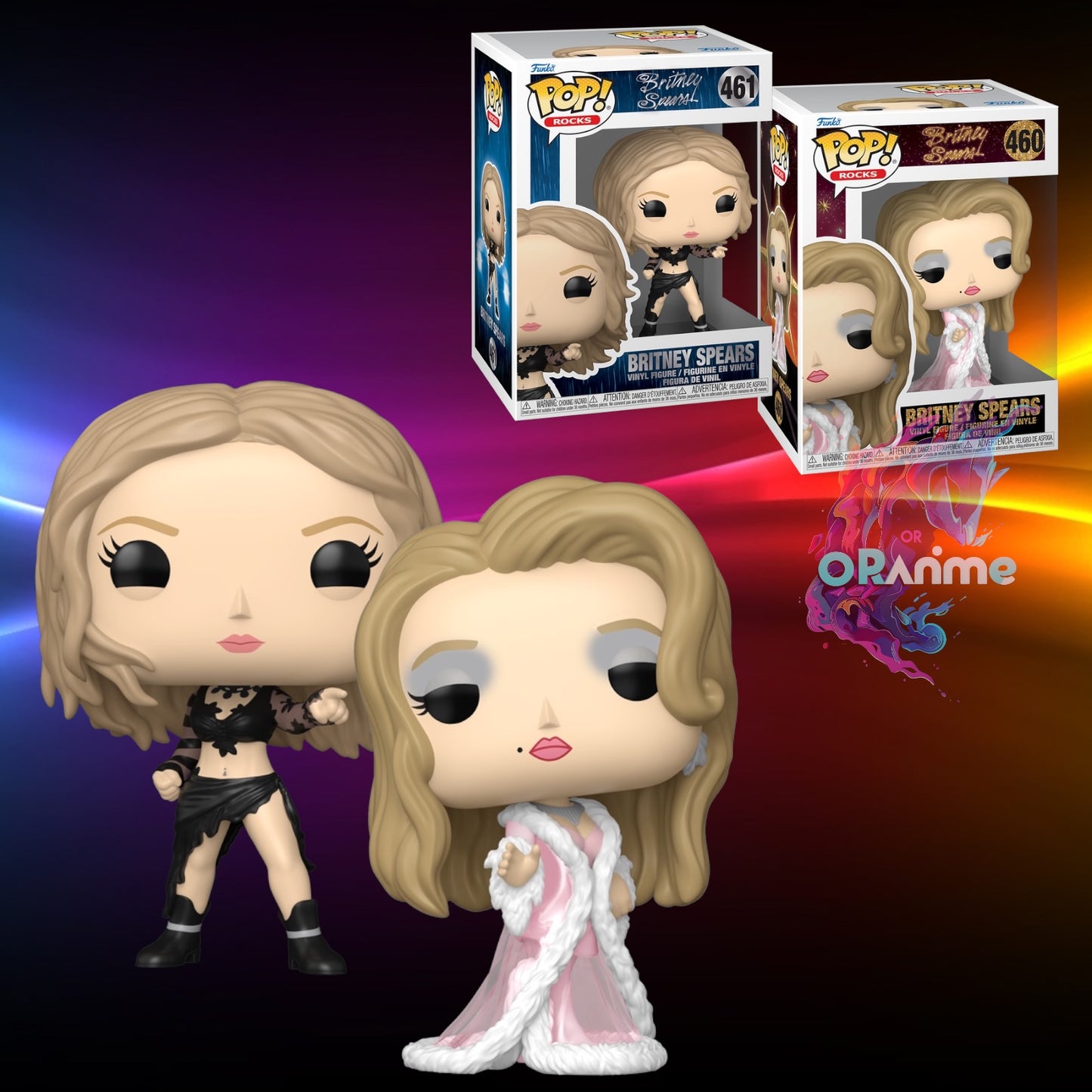 Funko Pop! Bundle Britney Spears (Stronger & Lucky ) #460 #461