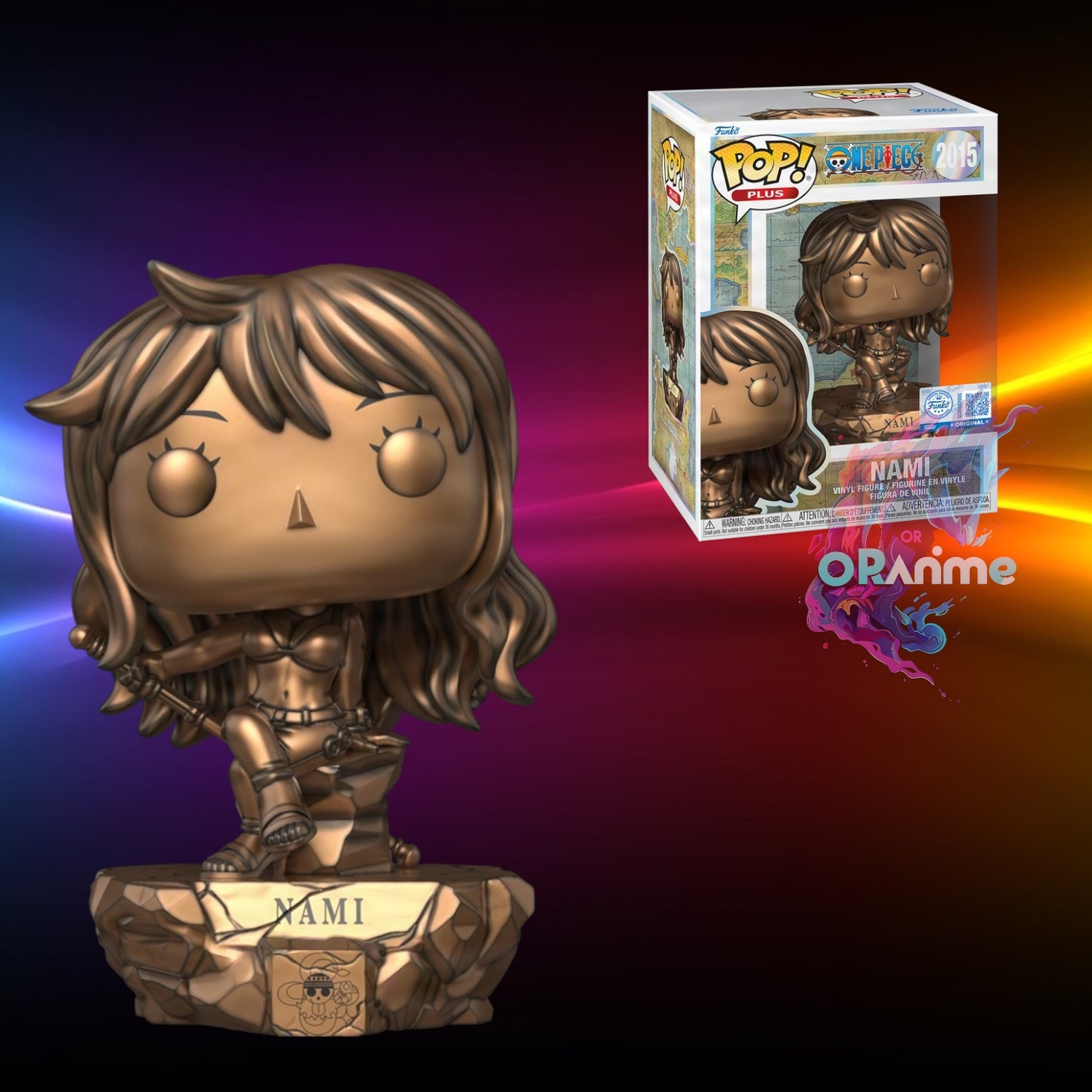 Funko Pop Puls One Piece Nami Statue (Bronze) #2015 w/Protector *PRE-ORDER*
