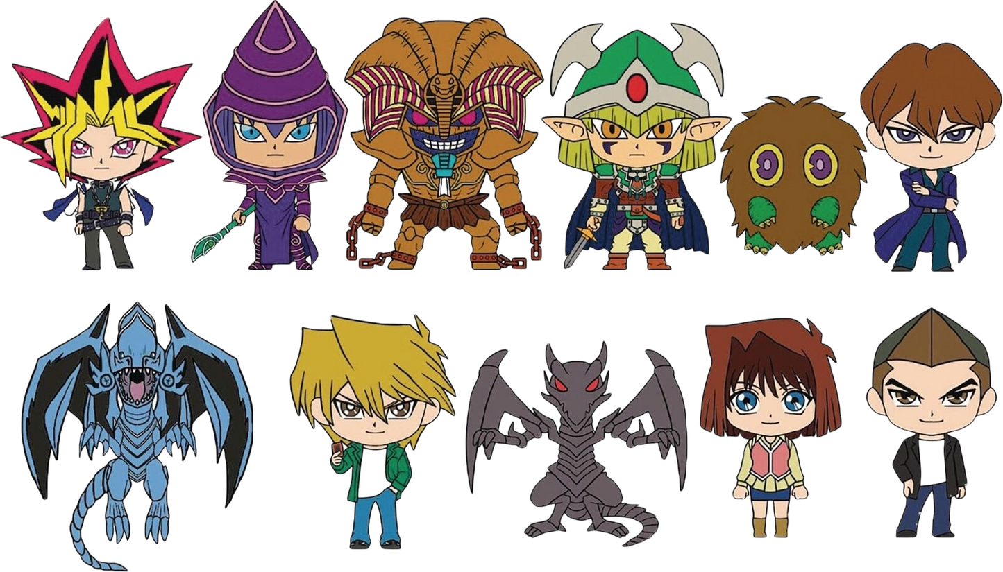 Monogram: Yu-Gi-Oh Series 1 - 3D Figural Foam Bag Clip - 1 Blind Bag Keychain