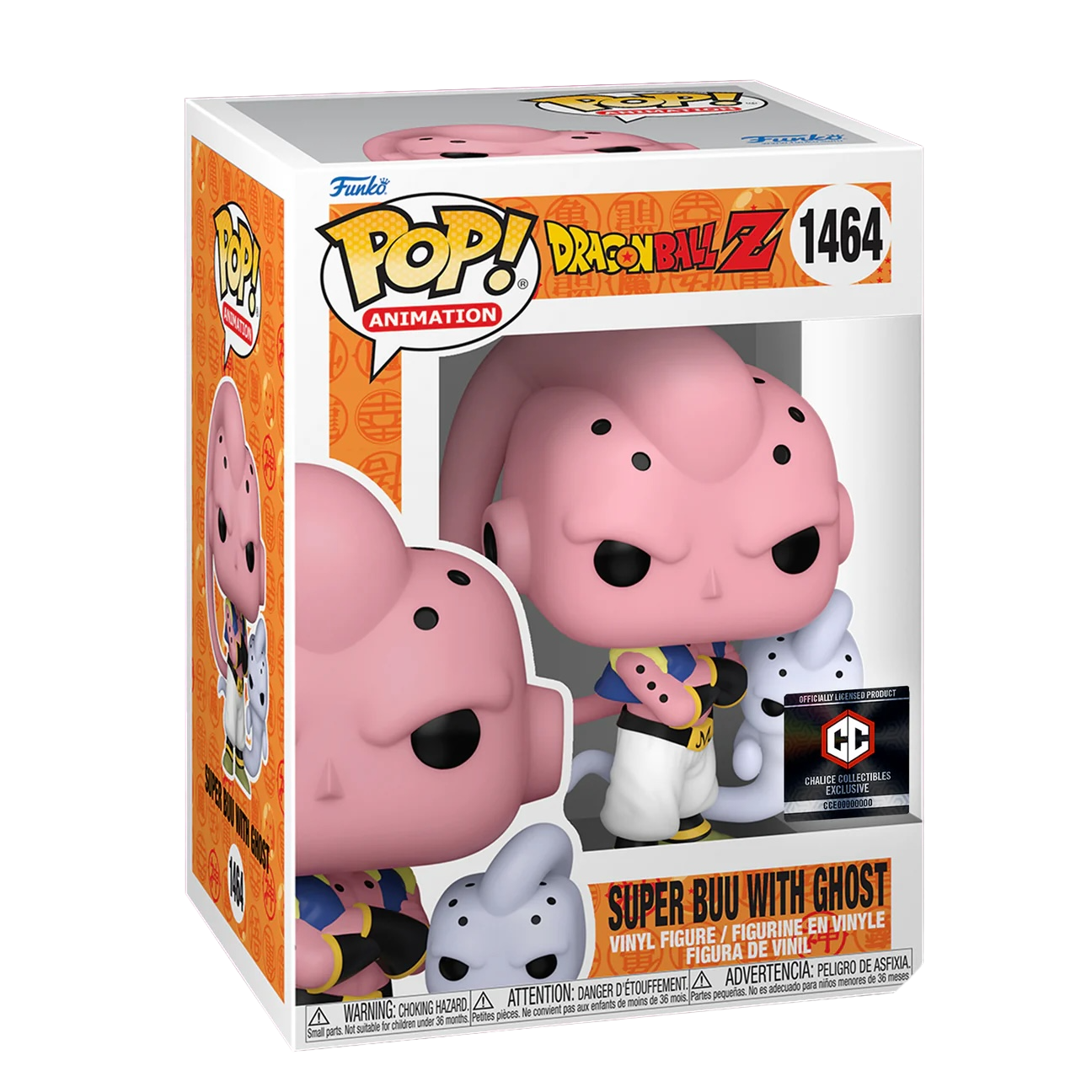 Funko Pop Dragon Ball Super - Buu with Ghost - #1464 - Chalice Collectibles Exclusive
