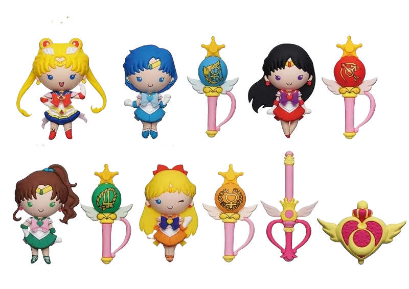Monogram: Sailor Moon Series 7 Anime 3D Figural Foam Bag Clip - 1 Blind Bag Keychain