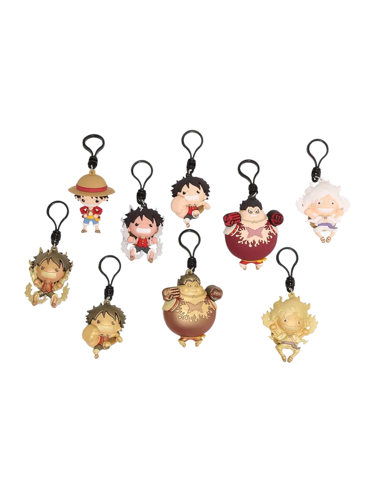 Monogram: One Piece Series 4 - 3D Figural Foam Bag Clip - 1 Blind Bag Keychain
