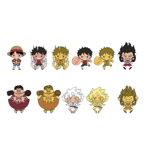Monogram: One Piece Series 4 - 3D Figural Foam Bag Clip - 1 Blind Bag Keychain