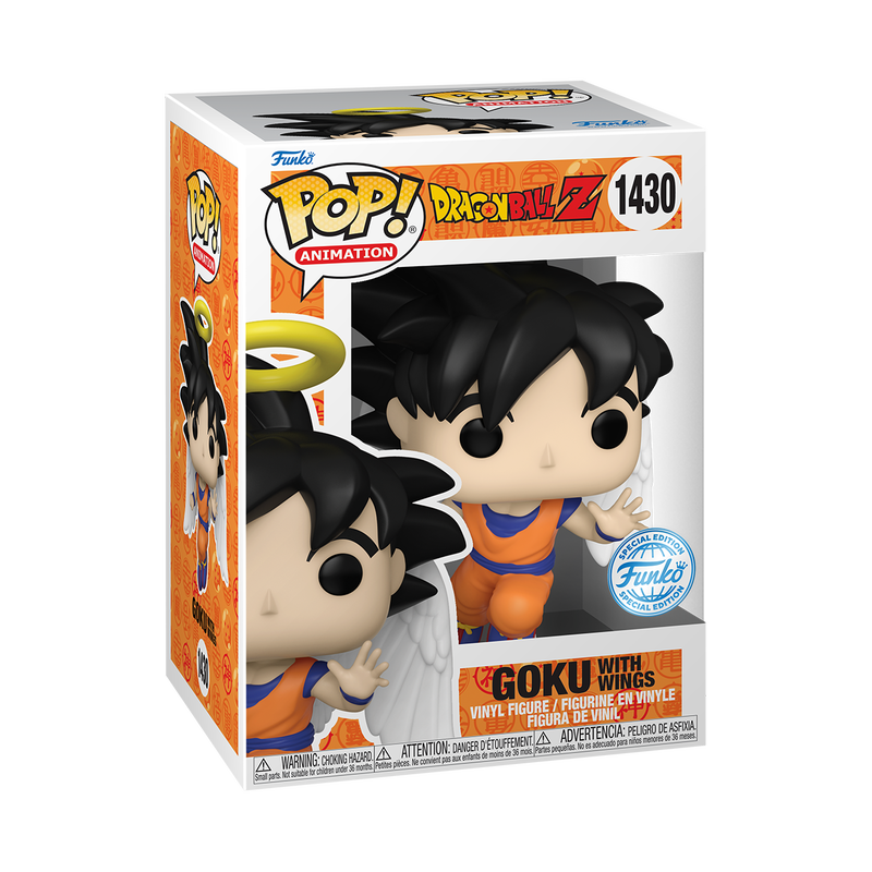Funko Pop Dragon Ball Z - Goku with Wings Halo #1430 - Special Edition