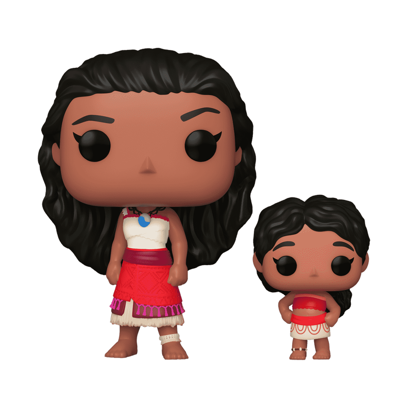 Funko Pop Moana 2 - Set of 3 (Moana & Little Sis, Maui, Matangi)