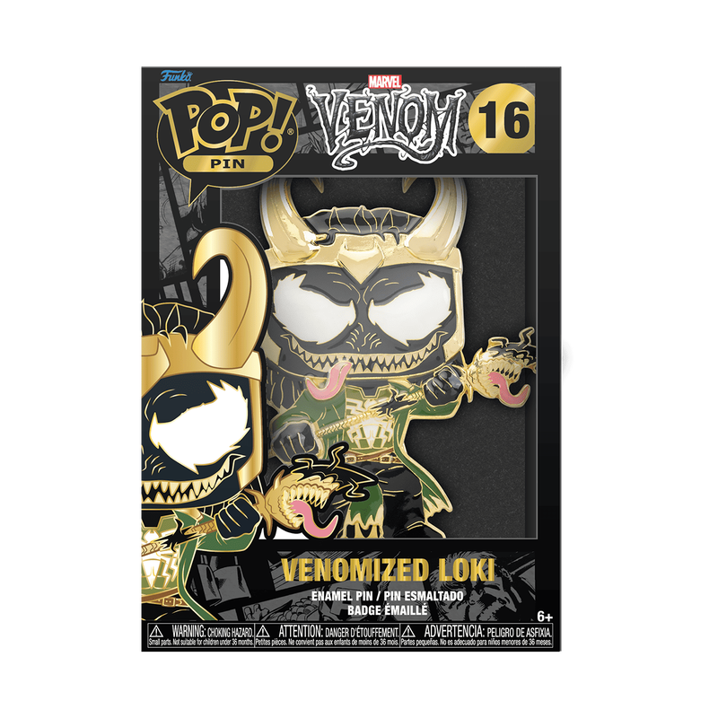 Funko Pop! Pin - Venomized Loki #16 (4 inches)