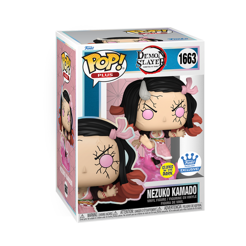 Funko Pop! Plus Nezuko Kamado Blood Demon Art GITD # 1663 Funko Exclusive