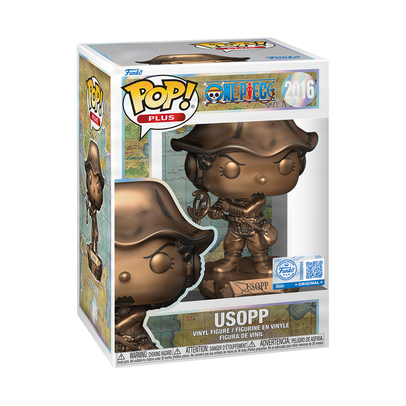 Funko Pop Puls One Piece Usopp Statue (Bronze) #2016 w/Protector *PRE-ORDER*