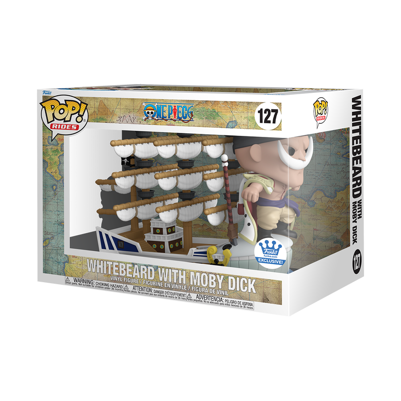 Funko Pop One Piece Ride Deluxe Whitebeard with Moby Dick #127 Funko Exclusive