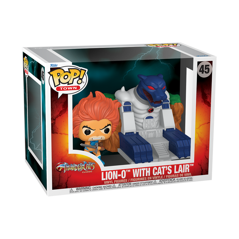Funko Pop ThunderCats Lion-O with Cat's Lair Funko Pop! Town #45 *PRE-ORDER*
