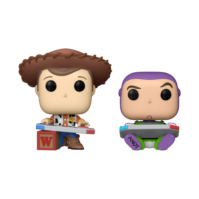 Funko Pop! Pixar - Woody & Buzz Lightyear 2-Pack - C2E2 Shared Sticker