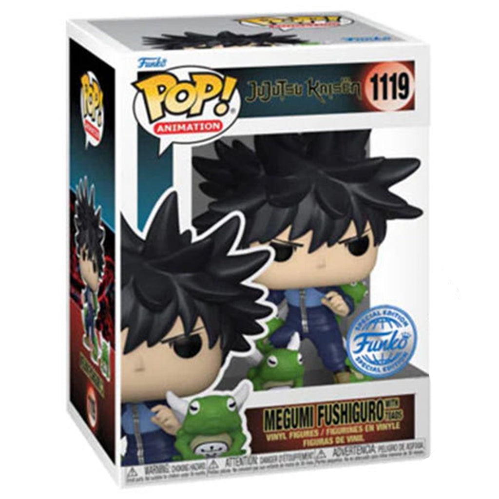 Funko Pop! Jujutsu Kaisen - Megumi Fushiguro With Toads # 1119 - Exclusive