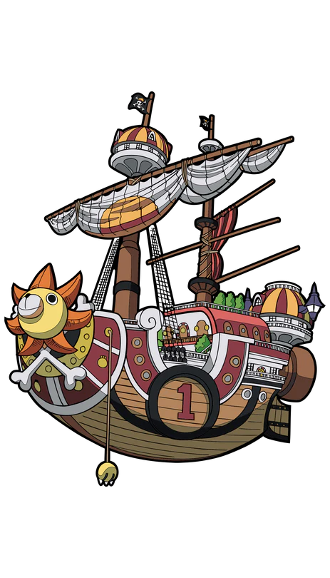FiGPiN XL One Piece: Thousand Sunny (X84) + LOGO LX25