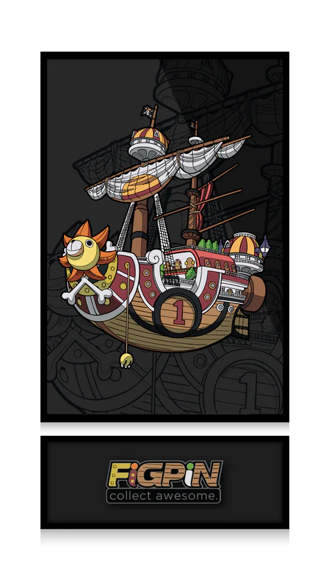 FiGPiN XL One Piece: Thousand Sunny (X84) + LOGO LX25