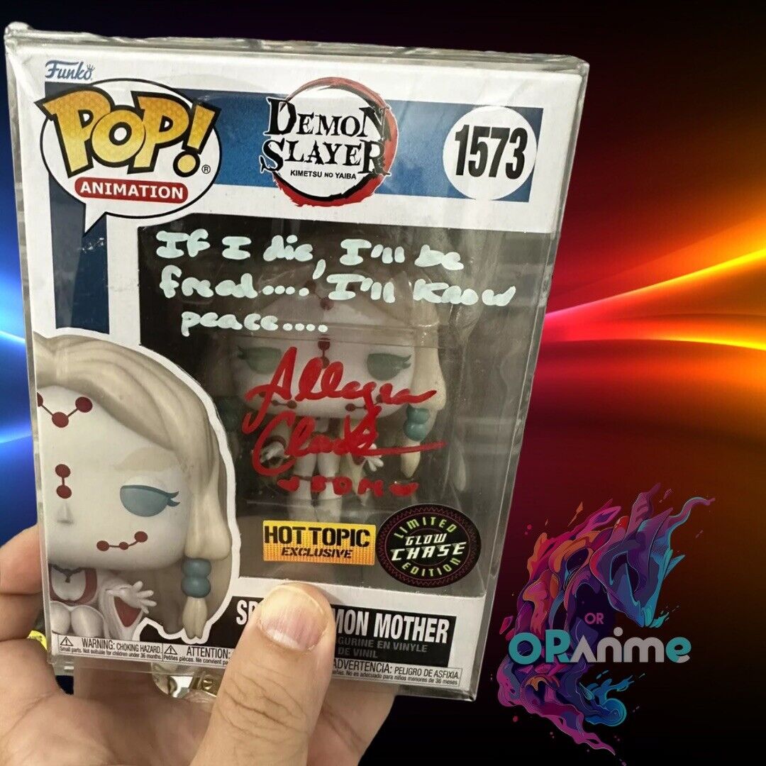 Funko Pop! Demon Slayer - Spider Demon Mother - Chase Hot Topic - Quoted & Signed JSA Cert