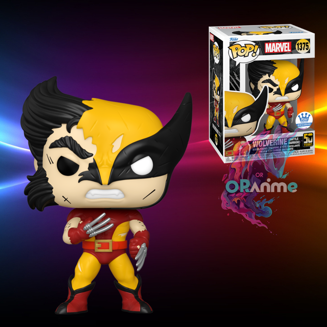 Funko Pop Marvel 50Y's - Wolverine Battle Damage - Exclusive