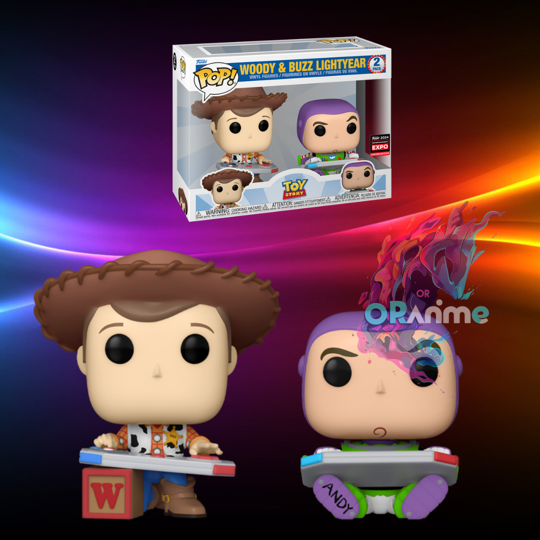 Funko Pop! Pixar - Woody & Buzz Lightyear 2-Pack - C2E2 Shared Sticker