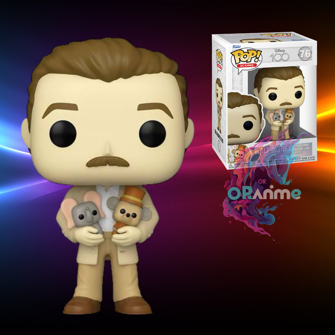 Funko Pop! Icons - Disney's 100th - Walt Disney with Dumbo & Tim #76