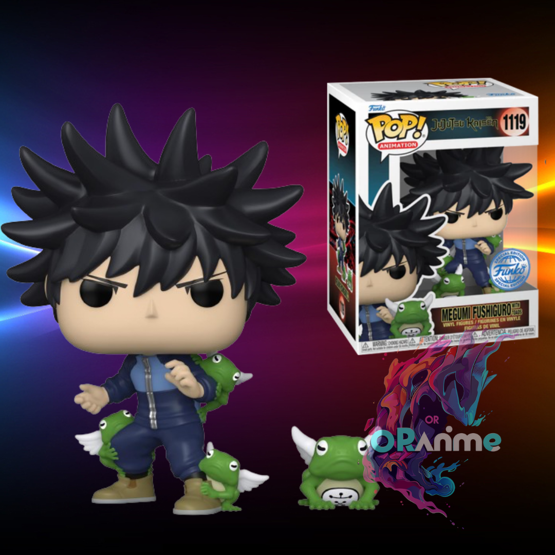 Funko Pop! Jujutsu Kaisen - Megumi Fushiguro With Toads # 1119 - Exclusive