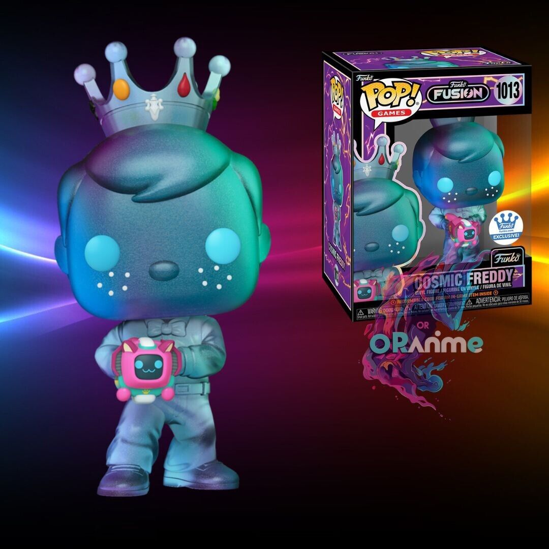 Funko Pop Fusion Cosmic Freddy #1013 Funko Exclusive w/Protector