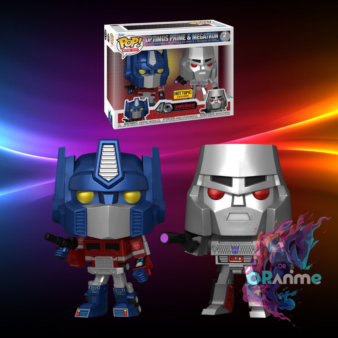Funko Pop! Retro Toys Optimus Prime & Megatron Vinyl Figure Set Hot Topic Exclusive