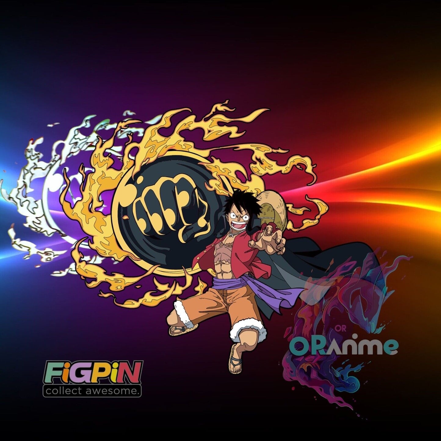 FiGPiN XL One Piece: Monkey D. Luffy Gear 3 Form GID (X79) + LOGO LE 1000