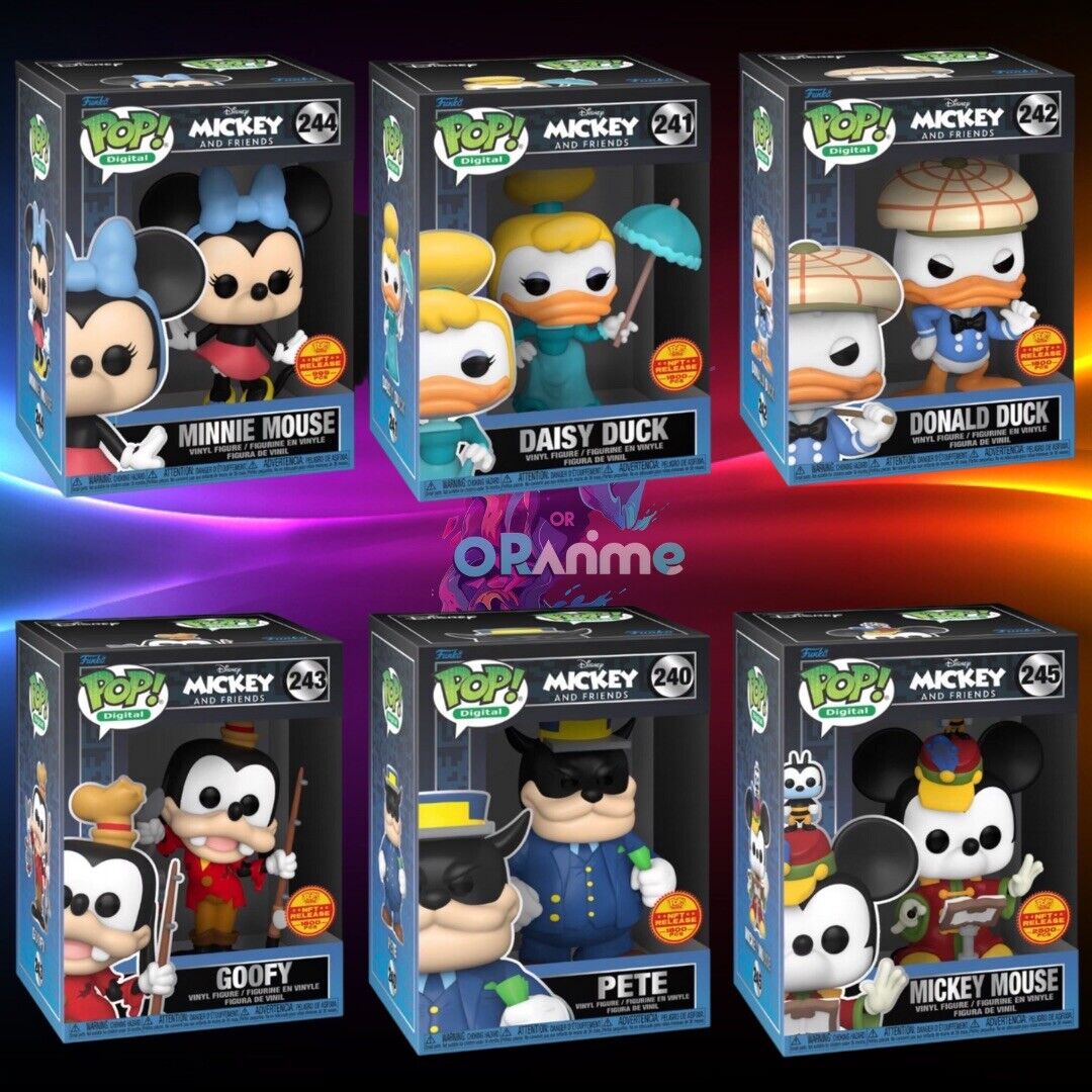 Funko Pop! Digital - Disney's Mickey and Friends Serie 1 - SET