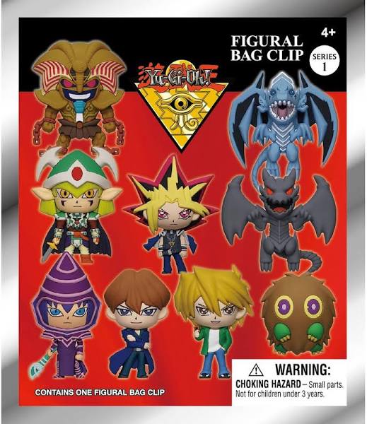 Monogram: Yu-Gi-Oh Series 1 - 3D Figural Foam Bag Clip - 1 Blind Bag Keychain