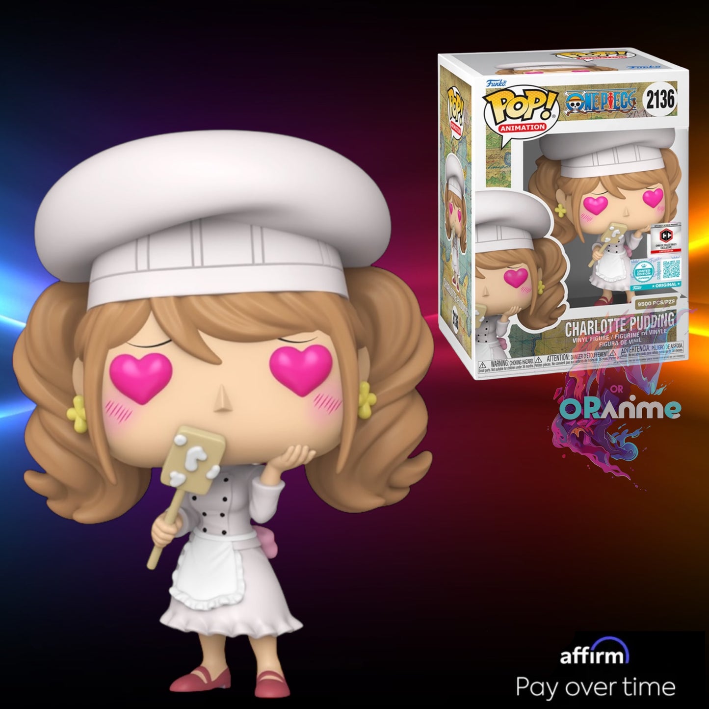 Funko POP! One Piece Charlotte Pudding #2136 LE 9500 Chalice Exclusive