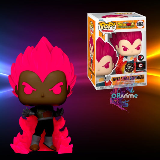 Funko Pop! Dragon Ball Super Broly Super Saiyan God Vegeta 1868 PR Stickert Chalice Exclusive Chase