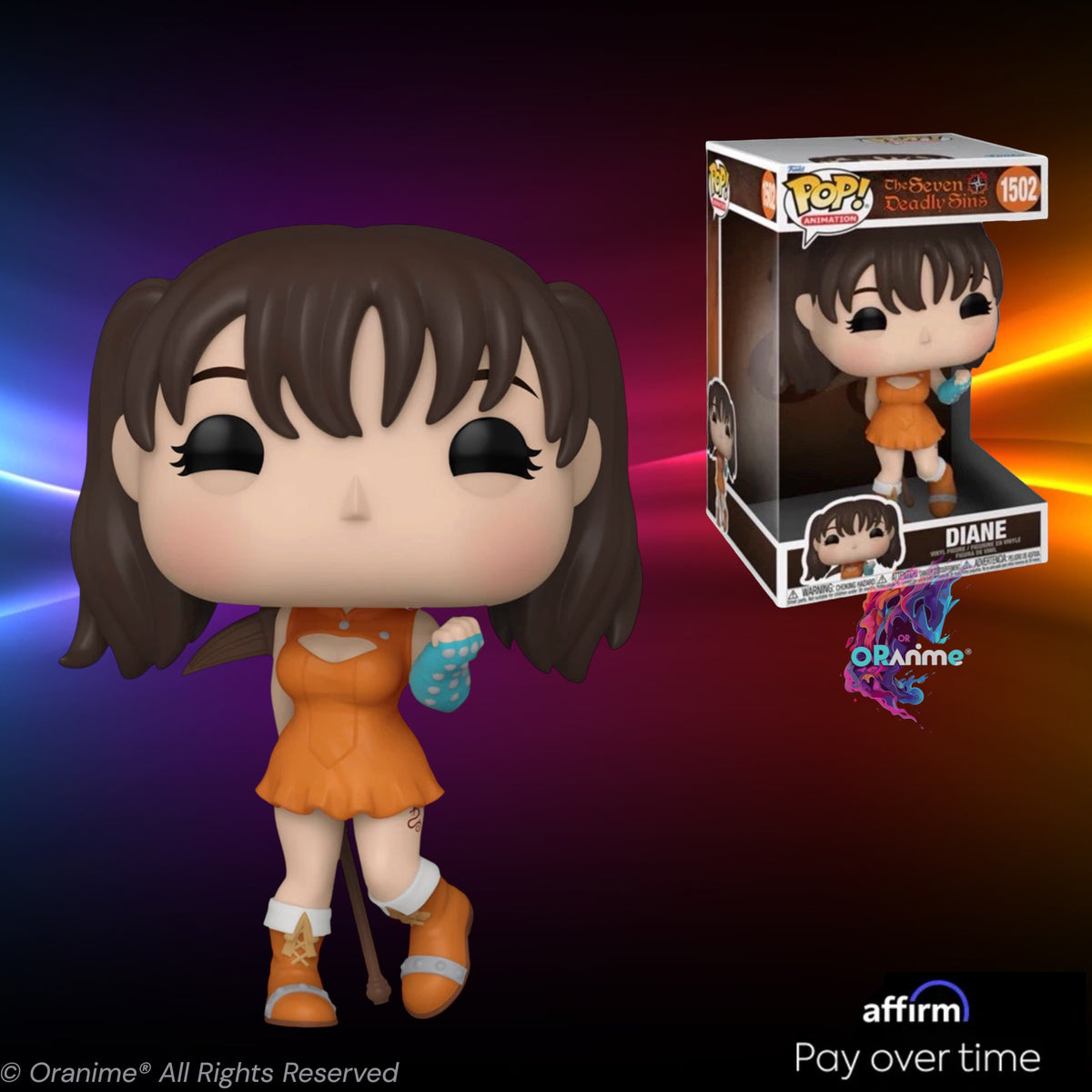 Funko Pop Animation Diane The Seven Deadly Sins Vinyl Figurine #1502
