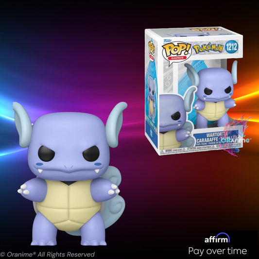 Funko Pop Pokemon Wartortle #1212 *PRE-ORDER*