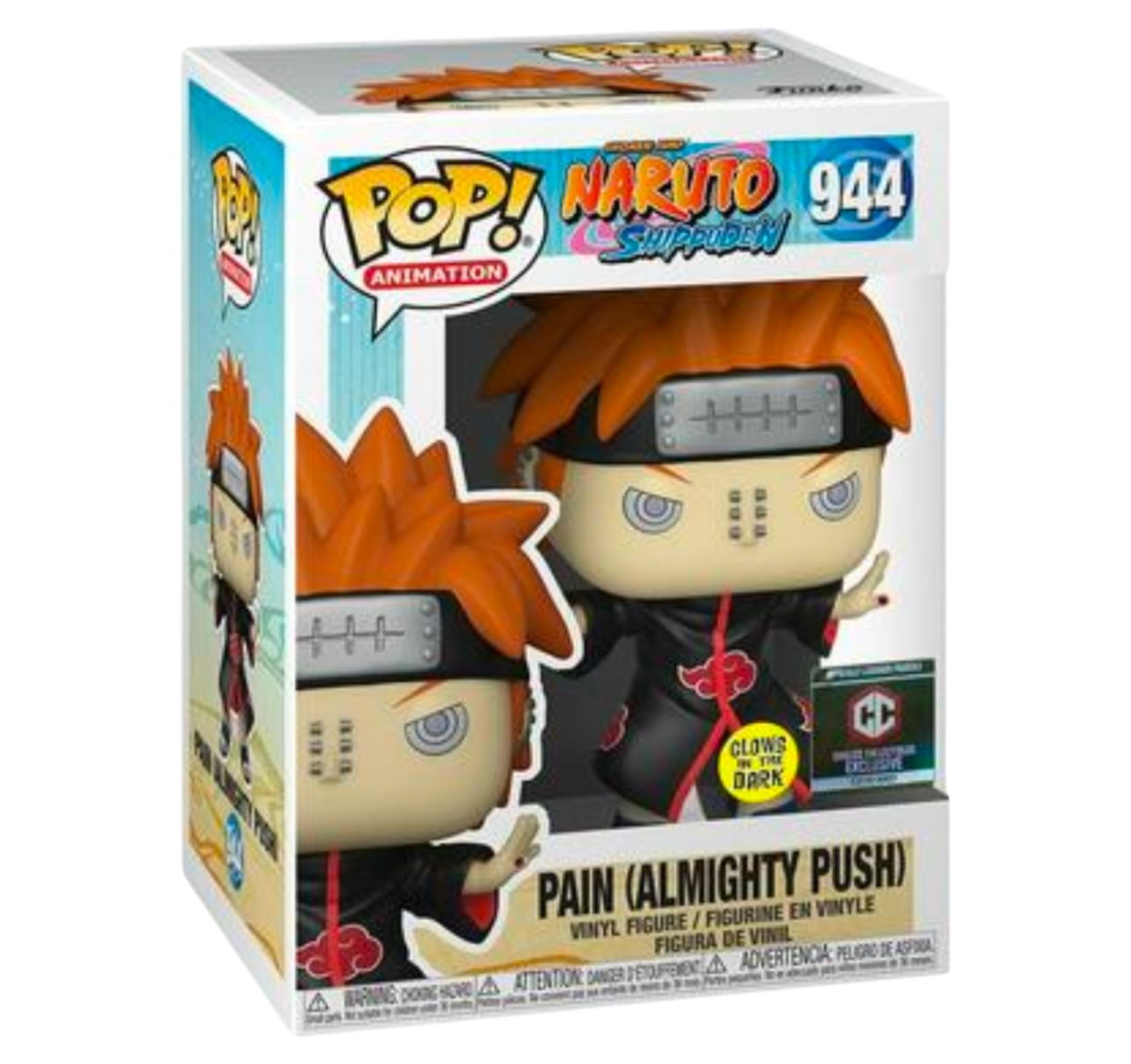 Funko Pop! Naruto Shippuden Pain Glow in the Dark # 944 - Chalice Exclusive