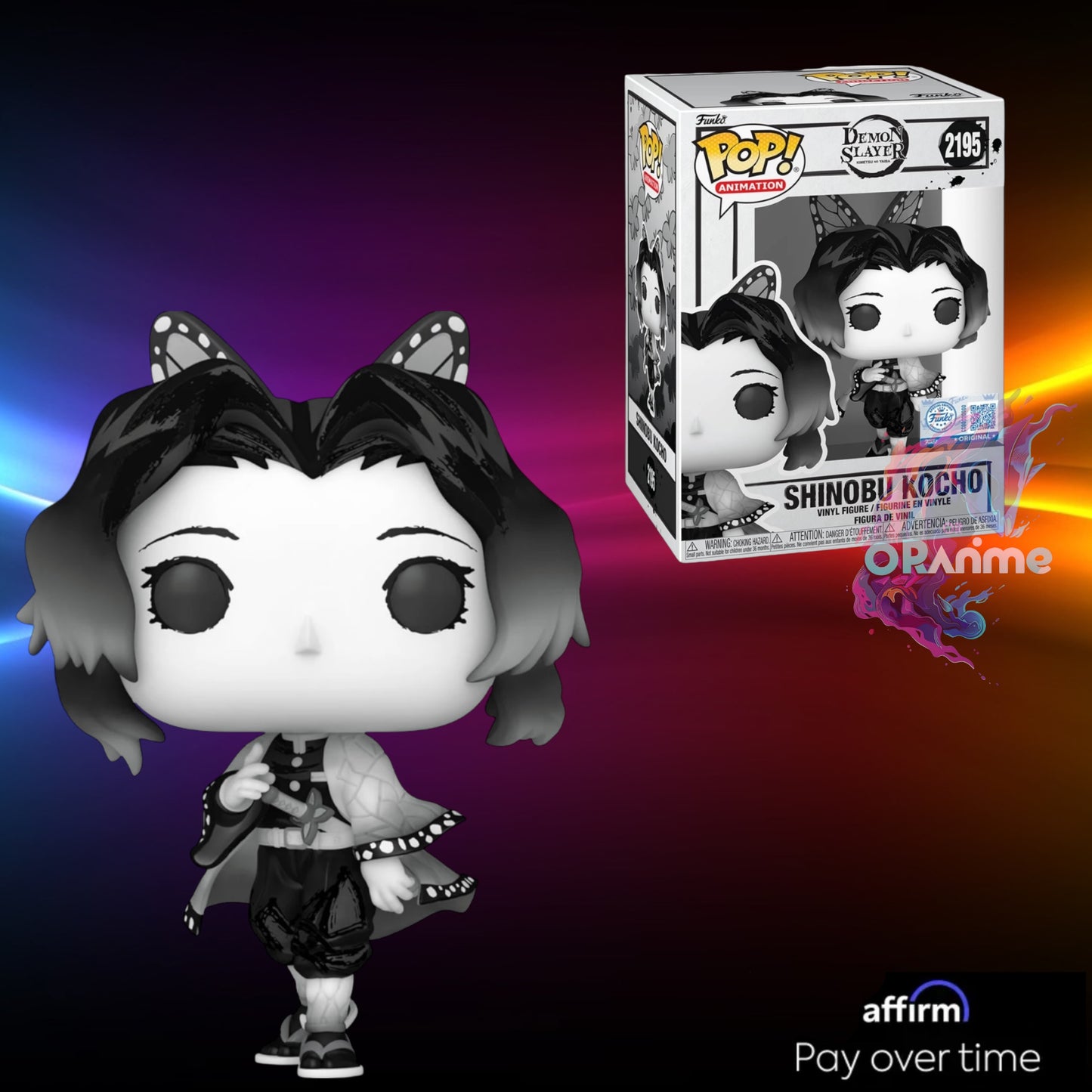 Funko Pop! Demon Slayer Shinobu Kocho Sumi-Ink #2195 EE Exclusive *PRE-ORDER*