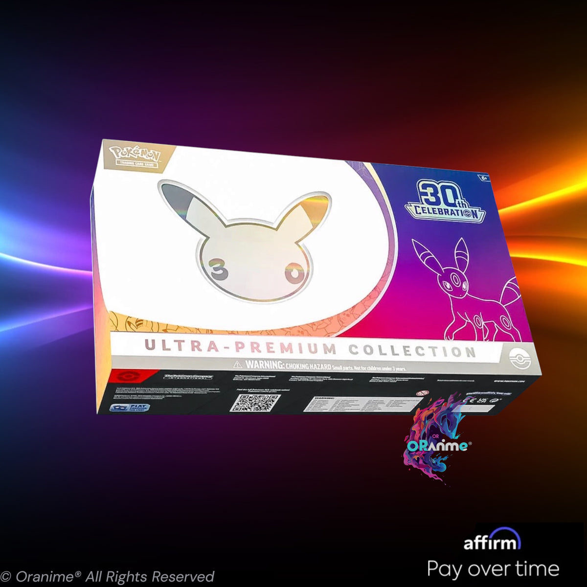 Pokémon TCG: 30th Celebration Ultra-Premium Collection Night. English, Factory Sealed, Official Pokémon TCG Product.