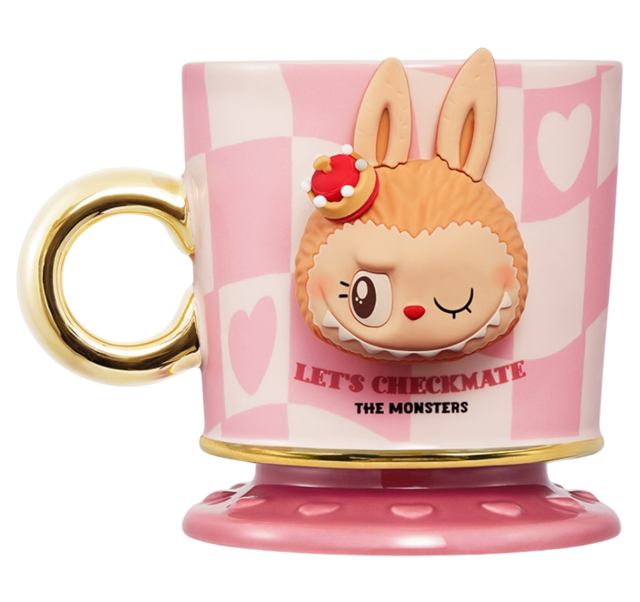 Pop Mart - The Monsters - Labubu Let'S CheckMate Mug - Pink