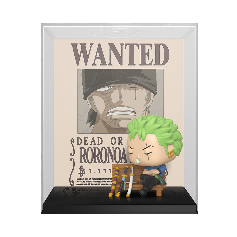 Funko Pop Wanted Poster One Piece Roronoa Zoro #2124 Funko Exclusive