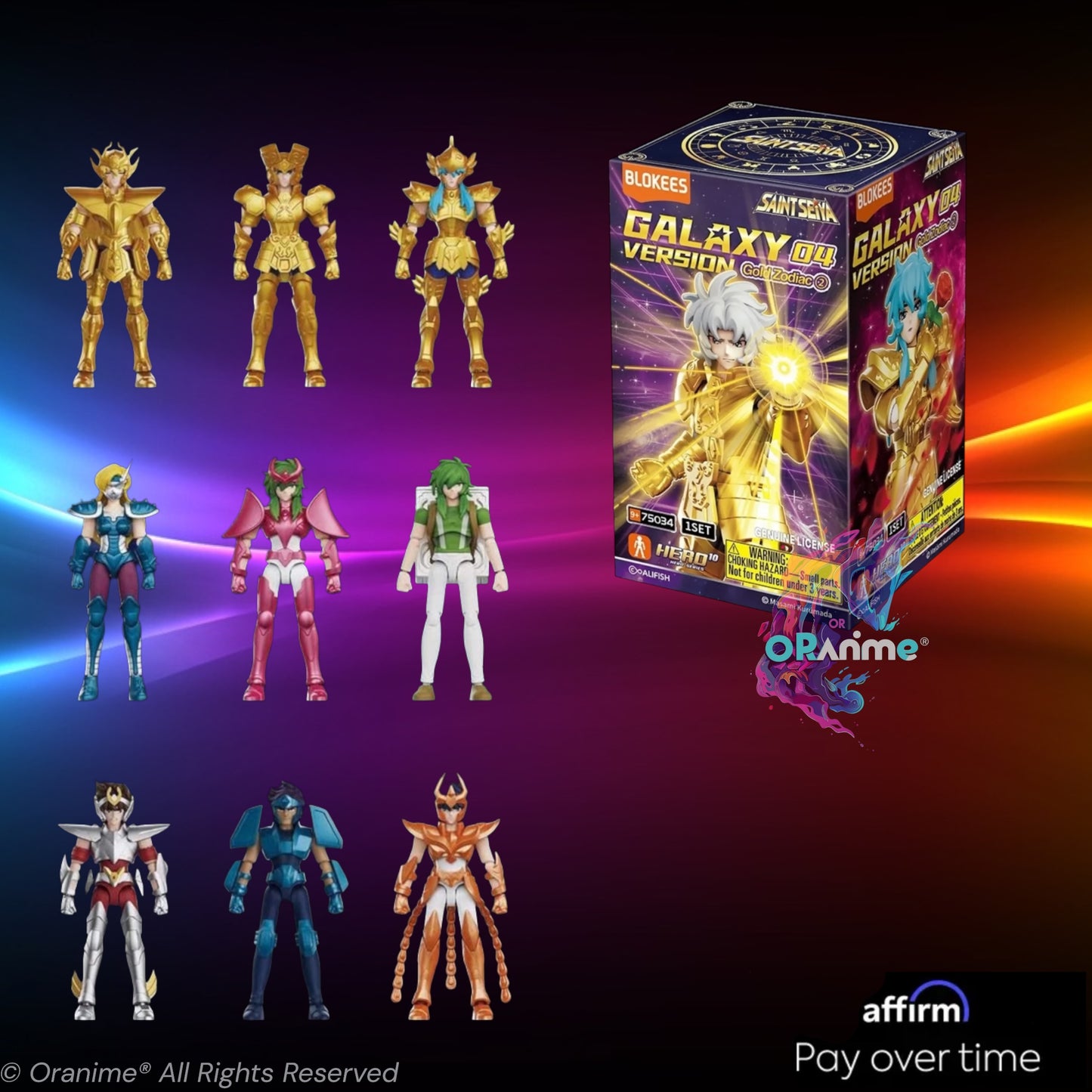 Blokees Saint Seiya Galaxy V4 Edition Action Figure assemble Model Kit