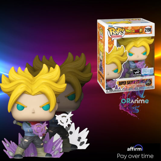 Funko Pop! Dragon Ball Super: Super Saiyan Trunks #2198 GID Chase Variant PR VRare Exclusive