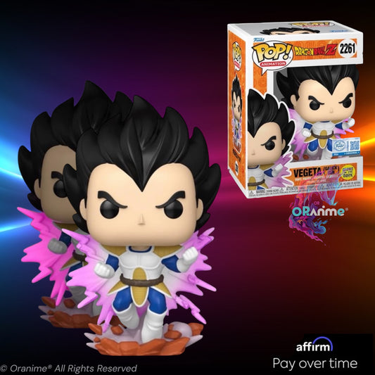 Funko Pop Dragon Ball Z Vegeta Galick Gun #2261 Glow In The Dark GameStop Exclusive - *PRE-ORDER*