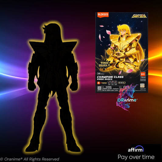 Blokees Saint Seiya Virgo Shaka Action Figure Champion Class assemble Model Kit *PRE-ORDER*